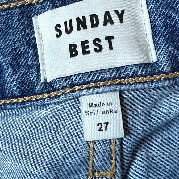 Aritzia Sunday Best Denim Short - Picture 3 of 7
